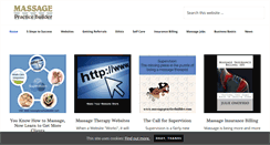 Desktop Screenshot of massagepracticebuilder.com