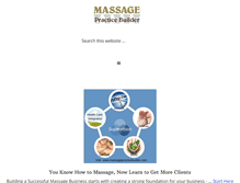 Tablet Screenshot of massagepracticebuilder.com